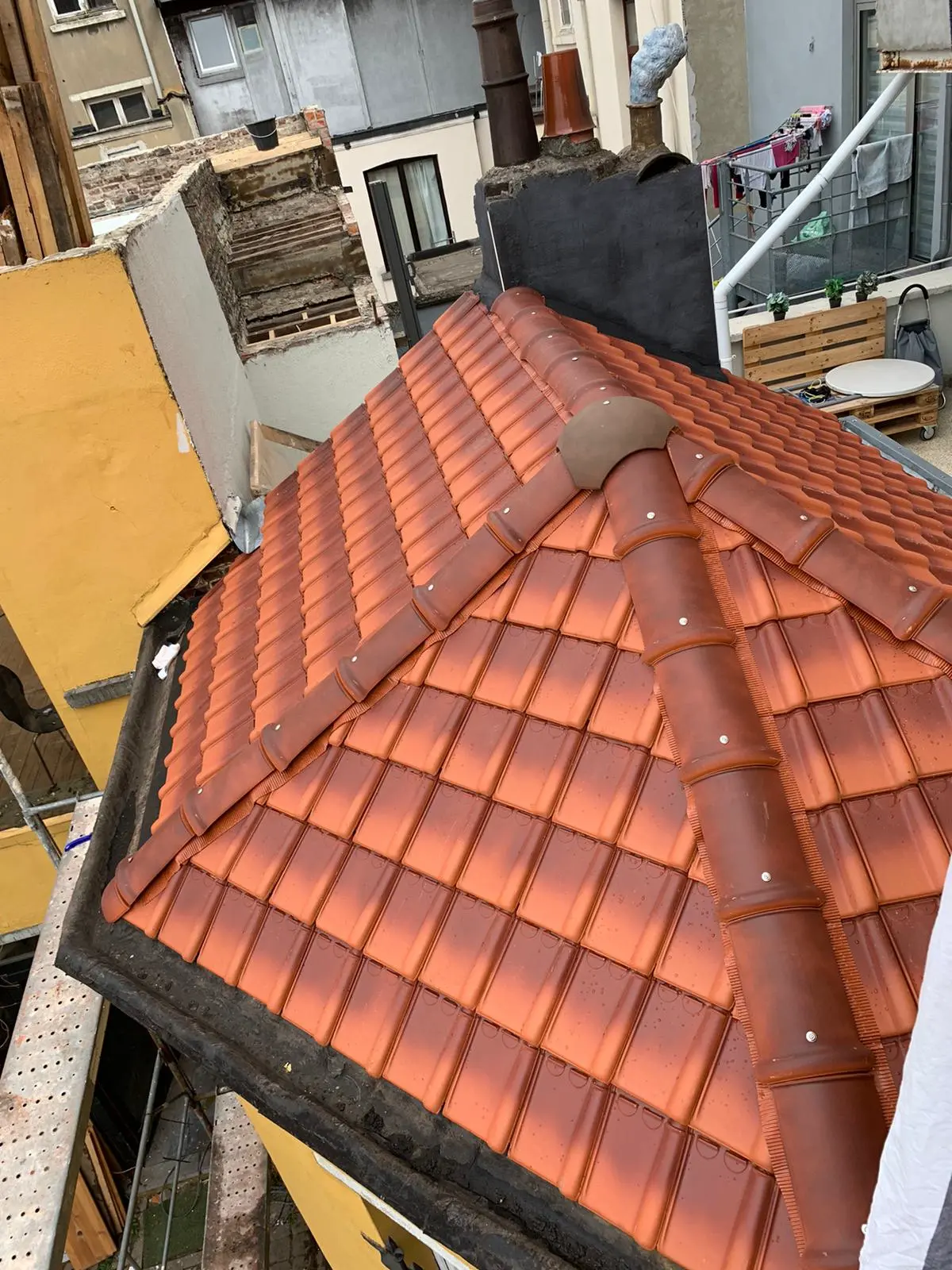 Réparation toiture en tuiles Bruxelles