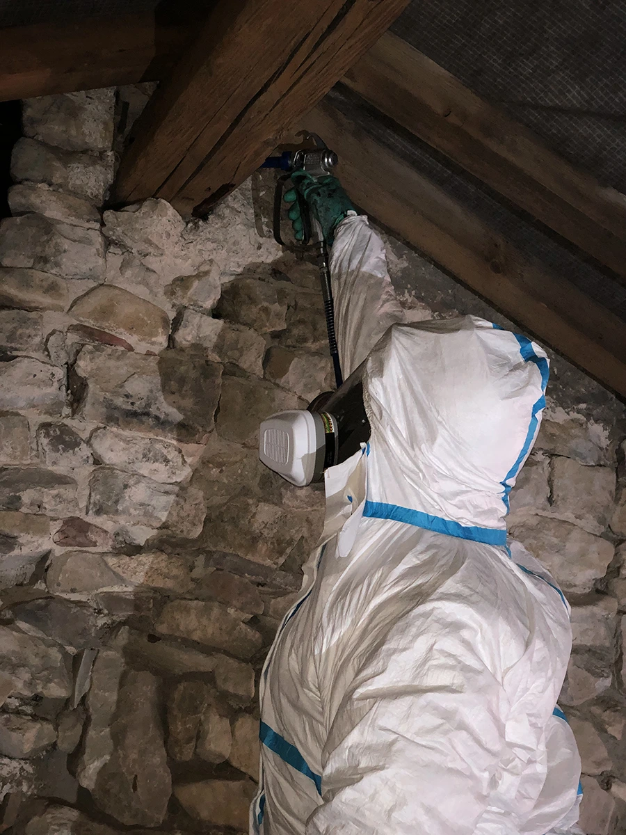 Traitement bois charpente Bruxelles